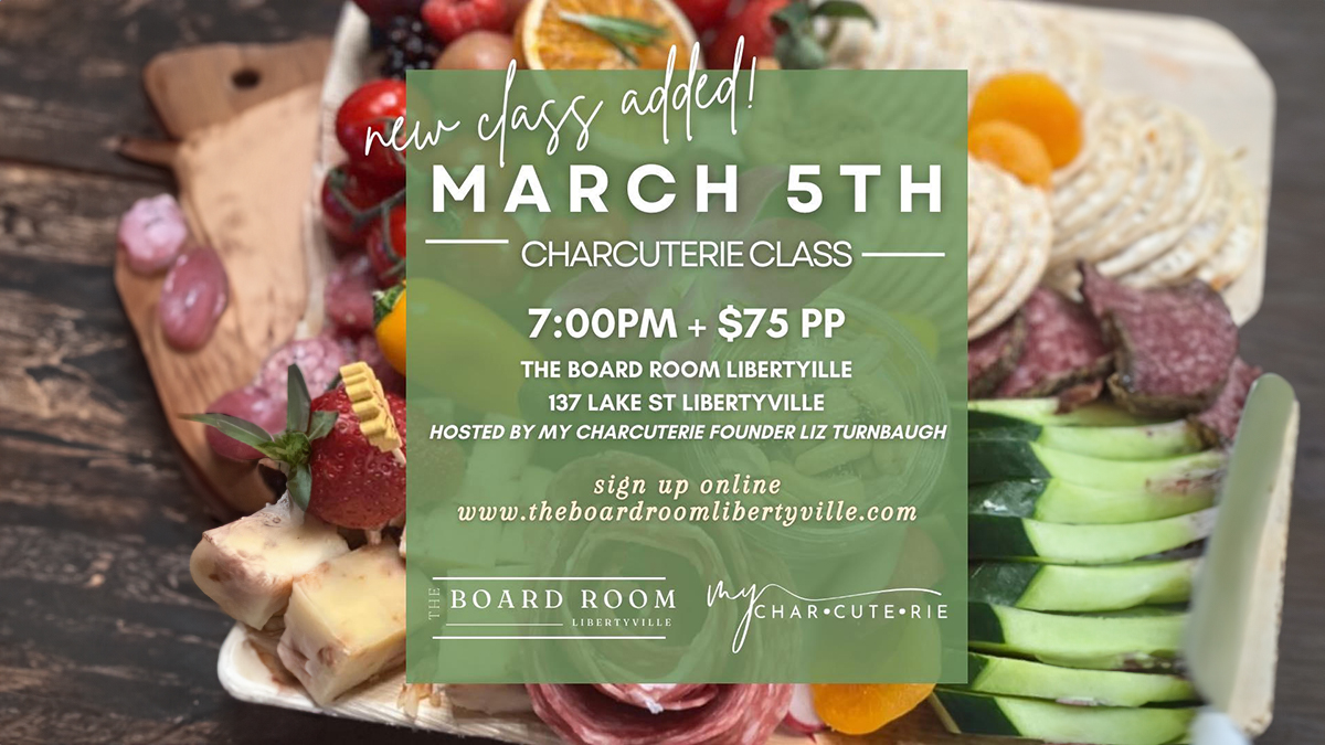 St. Patrick's Day Savory Charcuterie Class at The Board Room in Libertyville